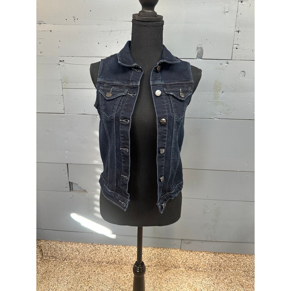 Tractr Youth Denim Vest Large